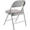Global Industrial Fabric Seat Folding Chair, Gray 607864GY - alternate 2